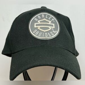 Harley Davidson Hat Cap Size S/M Flex Stretch 39Thirty New Era Fitted Reflective